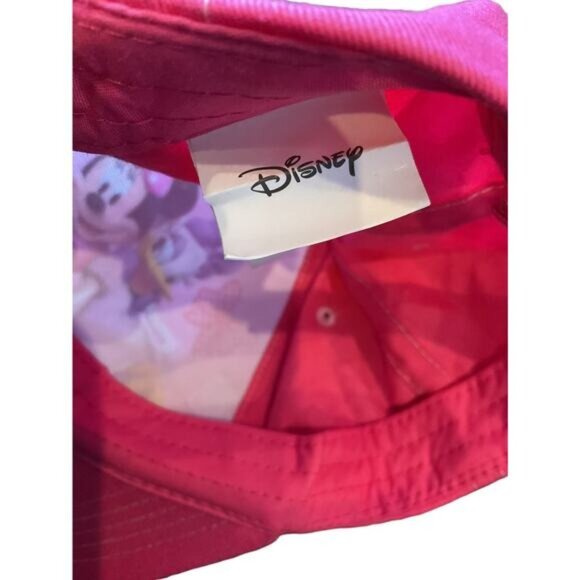 Disney Minnie & Daisy Pink Baseball Cap Youth Size Adjustable Strap - Picture 2 of 7